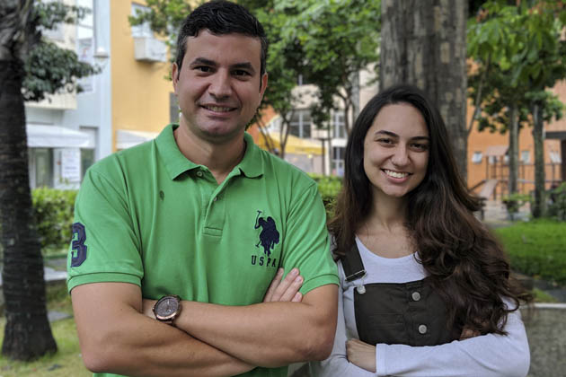 Rafael Ramos e Gabriela Carrara