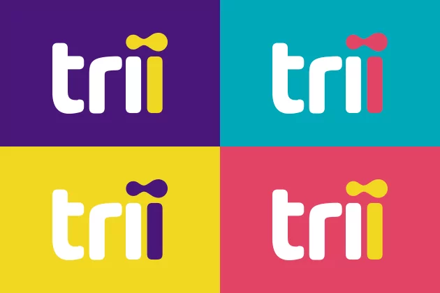 Aplicação da nova marca da trii